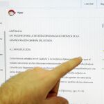 LA RAZÓN ha recurrido al software Viper para examinar la tesis doctoral de Pedro sánchez y ha detectado un porcentaje de plagio del 14%