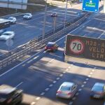 La reducción a 70 kilómetros por hora en la M-30 sólo se aplica actualmente cuando hay episodios de alta contaminación, a partir de 2018 será permanente