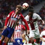 Griezman en una jugada con Rubén Semedo
