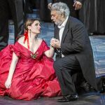 Plácido Domingo, en un momento de la representación