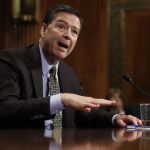 Imagen del exdirector del FBI James Comey