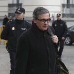 Jordi Pujol Ferrusola, a su llegada ayer a la Audiencia Nacional