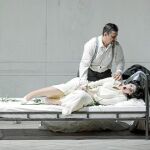 Jonas Kaufmann y Anja Harteros en un momento del espectáculo
