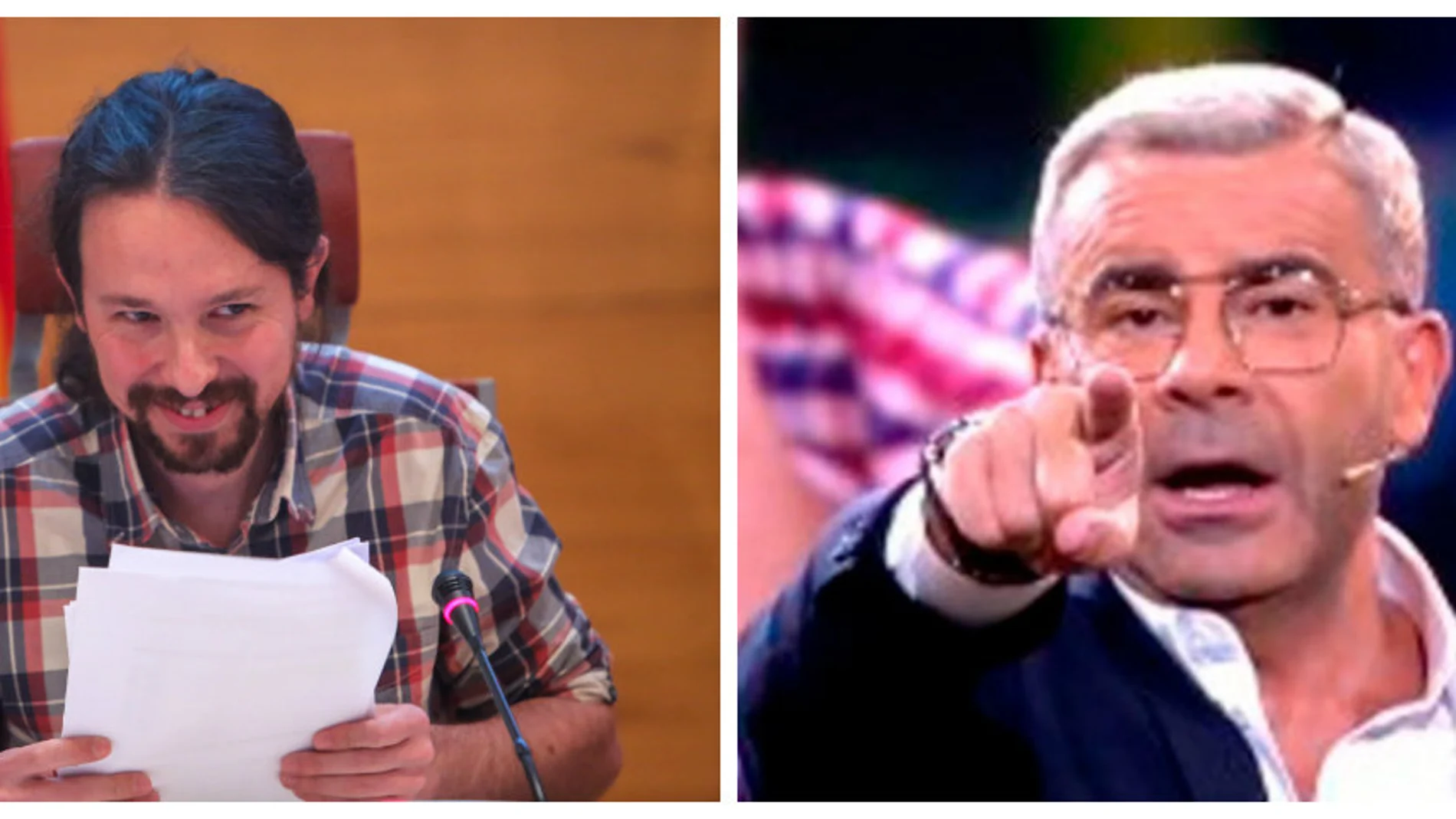 Pablo Iglesias y Jorge Javier Vázquez
