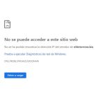 Una de las webs bloqueadas