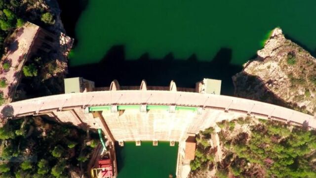 Una de las imágenes grabadas por el dron
