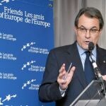 Mas en una de sus últimas visitas a Bruselas, donde protagonizó un incómodo coloquio en el foro Friends of Europe