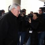 El exdirector administrativo del Palau de la Música Jordi Montul, a su llegada a la Ciutat Judicial
