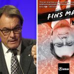 Las juventudes de la CUP lanzaron ayer una campaña en contra del apoyo a la investidura de Artur Mas