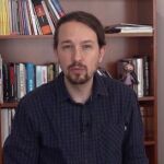 El secretario general de Podemos, Pablo Iglesias