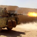 Imagen de archivo de oficiales afganos en Helmand