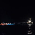 Rescate nocturo en Italia