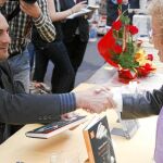Xavier Bosch es uno de los autores más queridos el día de Sant Jordi