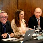 Los doctores Mariano Barbacid, Marta Puyol y Alfredo Carrato presentan los últimos avances en la investigación del cáncer de páncreas