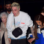 Ariana Grande y su prometido Pete Davidson en una de sus últimas apariciones públicas