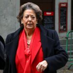 Rita Barberá, ayer, a su llegada al Tribunal Supremo