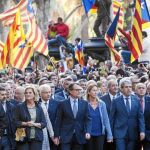 El ex presidente de la Generalitat declaró en 2015 arropado por 400 cargos públicos