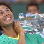 Nadal celebra su triunfo