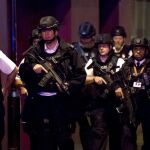 La Policía en el lugar del atentado