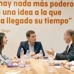 Arrimadas y Rivera se reunieron ayer con el nuevo presidene de Societat Civil Catalana, Mariano Gomà.