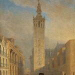 “La Giralda vista desde la calle Placentines”, de José Domínguez Bécquer