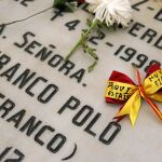 La tumba donde descansan los restos de los marqueses de Villaverde y donde sería enterrado Franco –según deseo de la familia– si sale del Valle