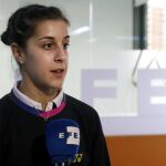 La española bicampeona del mundo en bádminton, Carolina Marín.