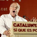 El candidato a la Generalitat por «Si que es Pot», Lluis Rabell.