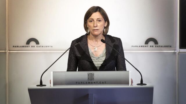 La presidenta del Parlament, Carme Forcadell