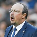 Rafa Benítez durante el partido