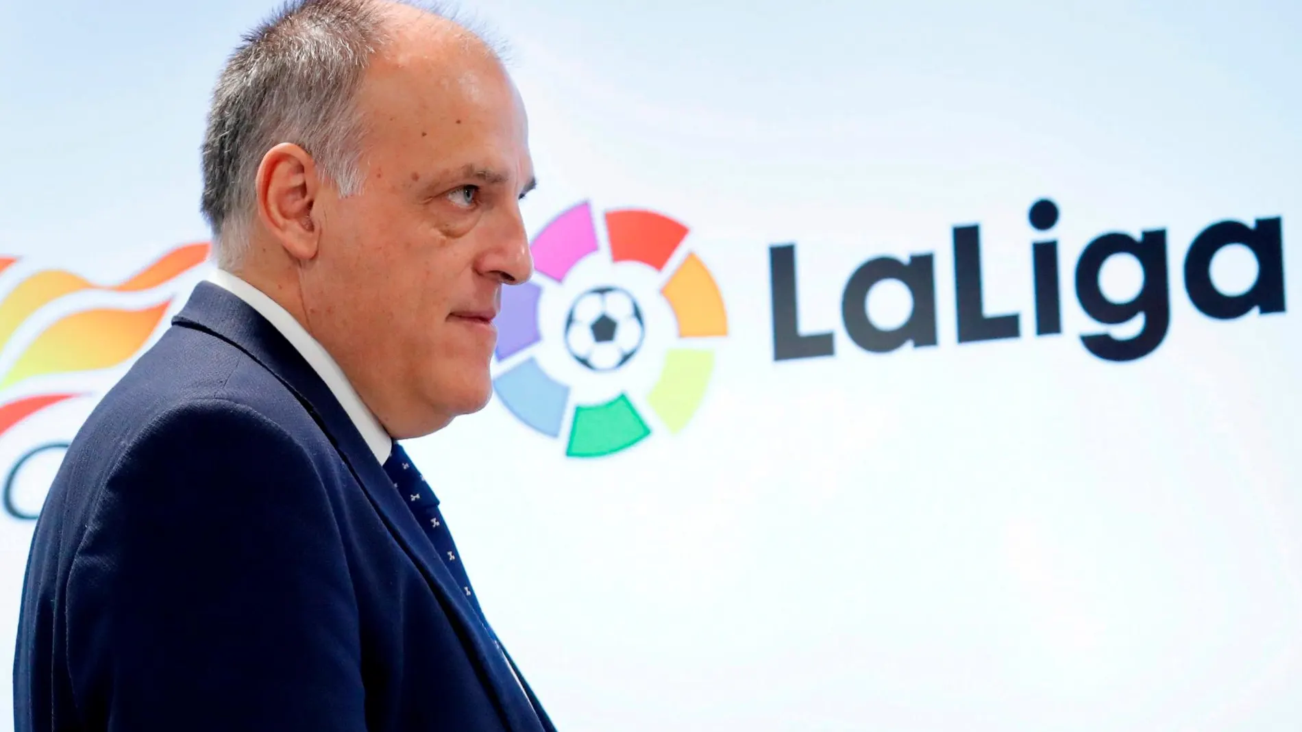 El presidente de LaLiga, Javier Tebas