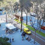 La Diagonal perderá los carriles laterales, que se sustituirán por un carril de servicio y aceras más anchas