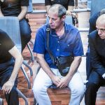 Julián Muñoz (izda.) y José María Del Nido (dcha.) durante el juicio por el «caso Fergocon»