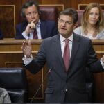 El ministro de Justicia, Rafael Catalá, en el Pleno del Congreso