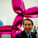 Jeff Koons, en el Guggenheim de Bilbao en 2015