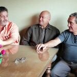 Los integrantes del estado mayor del secretariado de las FARC, Marcos Calarca, Carlos Antonio Lozada y Mauricio Jaramillo