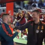 Luis Enrique se reencuentra con Jordi Alba / Foto y vídeo: Atlas