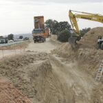 Imagen de archivo de unas obras en la carretera M-501