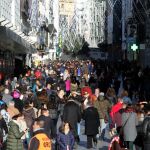 Imagen de la calle Preciados de Madrid, uno de las más comerciales de España