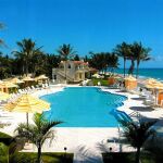 Espectacular piscina de «La joya de Palm Beach», propiedad de Trump