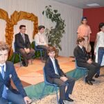 Alumnos del Peñacorada en León representan «El retablo de las maravillas»