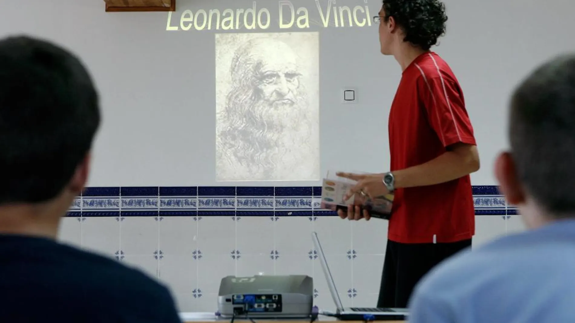 Clases en un campamento para niños superdotados