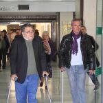 Eugenio Ortega Cano, a la izquierda, junto a su hermano José (a la derecha)