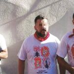 Imagen de tres de los acusados de violación