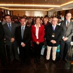 Milagros Marcos, Pablo Martín, Enrique Pascual, Roberto Díez, Miguel Ángel Benito y Víctor Alonso, entre otros, antes del comienzo de la Cata «Ópera Prima»