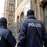 La Policía en las calles de Berlín