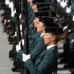 Acto de reconocimiento de la mujer guardia civil en conmemoración al trigésimo aniversario de su incorporación al Cuerpo.- EFE/Juan Carlos Hidalgo