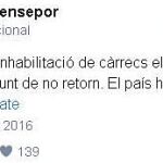 Gabriel avisó de que una inhabilitación sería «un punto de no retorno»