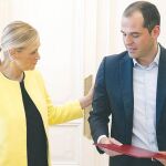 El portavoz de Cs, Ignacio Aguado, firmó hace dos años el pacto de investidura con Cristina Cifuentes