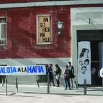 La Ingobernable presentó ayer un manifiesto coincidiendo con la visita que hizo el PP para reclamar su desalojo